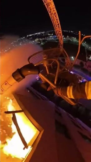 Firefighter POV: Massive High-Rise Apartment Fire 2025