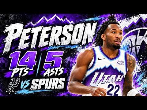 Darryn Peterson 14 pts 5 asts vs Spurs 2026 Preseason