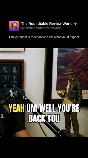 Chevy Chase's reaction was not what you'd expect