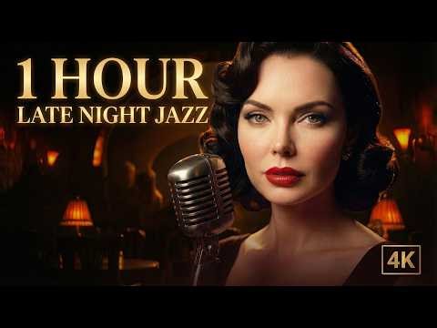 1 Hour Late Night Jazz 1943 – Soft Vintage Swing & Female Vocal (4K)