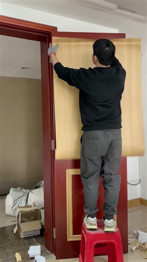 Easy-to-Use Wood Grain Stickers – Quick & Affordable Furniture Makeover part945#homedecor #diy