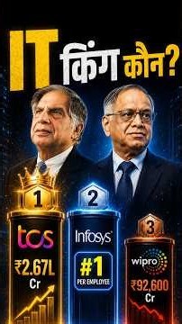 TCS Is Bigger — But Infosys Makes More Per Employee! 😱