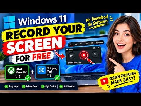 How to Record Your Screen on Windows 11 for FREE (No Download Needed)