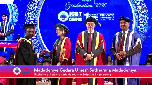 ICBT Graduation - Class of 2026 Degree awarding ceremony of Cardiff Metropolitan University - UK (Day 01 - Session 01) #Congratulations #Graduation #Achievement #ICBT #ICBTGraduation #ICBTCampus #Where_Life_Begins | ICBT Campus