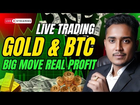 🔴 LIVE Crypto & Gold Market Analysis | Swing Trading Q&A