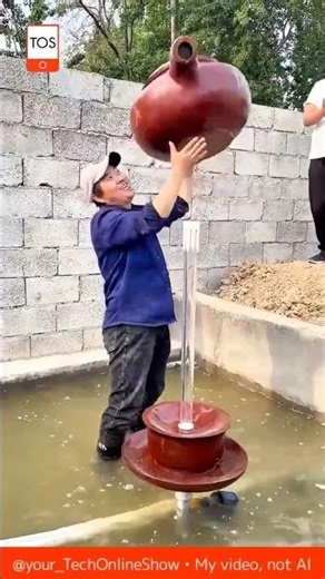 WATER TEST perfect balance 💧🏺😲 #shorts #crafts #skills #satisfying #engineering