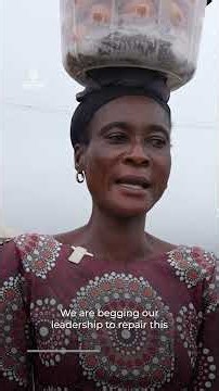 People stranded for days on dilapidated Nigerian highway | AJ #shorts