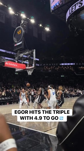 EGOR TIES IT WITH 4.9 TO GO! 🧊 ORL-BKN • NBA League Pass Tap to Watch ➡️ https://www.nba.com/how-to-watch-game-redirect/0022500521?partnerRef=NBA&platform=Facebook&surface=Post | NBA