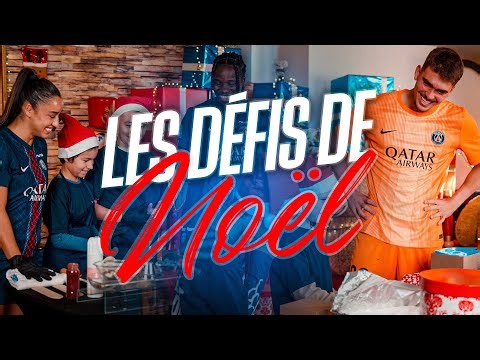 Les défis de Noël du PSG avec le Junior Club 🎄⚽