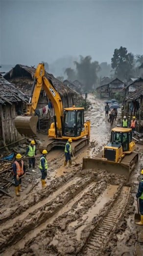 Mud road ➡️ Smart City 🏙️ in seconds 😳🔥
