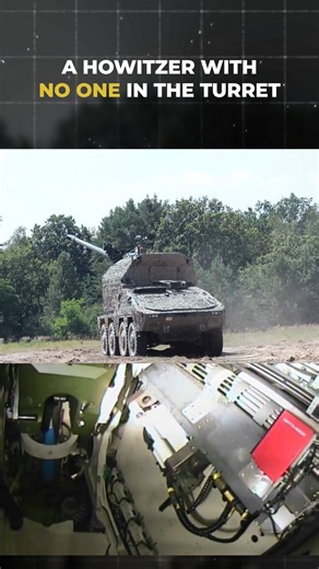 A HOWITZER WITHNO ONE IN THE TURRET