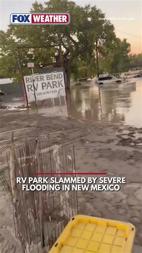 ⚠️ SEVERE FLOOD: Residents At An RV Park Have Watched Their Homes Transform Amid Severe Flooding