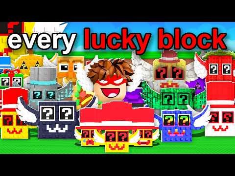 I Unlocked EVERY Lucky Block In Steal A Brainrot!