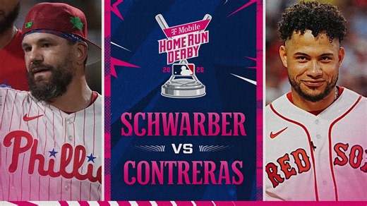ABSOLUTE CINEMA! 🎬 Former teammates Kyle Schwarber and Willson Contreras FACE OFF in Round 2!
