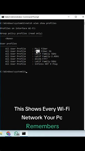 How to See All Saved WiFi Passwords on Windows 10/11 | See Every Saved WiFi Password Using CMD