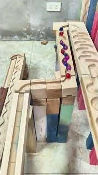 Tranquil Marble Run ASMR: Soothing Sounds and Mesmerizing Motion #marblerun #marblesrace #trackball
