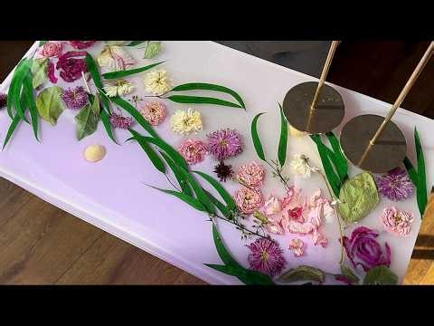 A RESIZE ART IDEA YOU'VE NEVER SEEN BEFORE! 💫 Epoxy Resin and Real Flowers – DIY