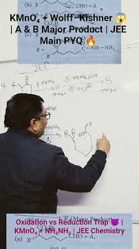 Oxidation vs Reduction Trap 😈 | KMnO₄ + NH₂NH₂ | JEE Chemistry JEE PYQ ⚠️Most Students Fail!