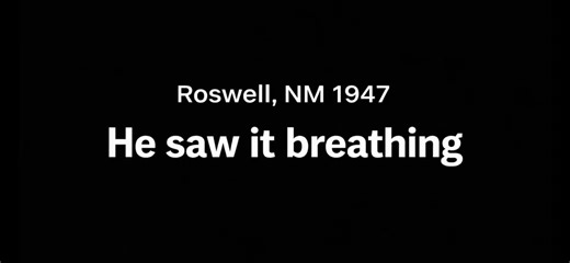 Roswell gets harder to dismiss when a first-hand witness says he saw an alien body, injured but still breathing.And that is not even the strangest part.One more thread in a fabric that never fully comes apart.