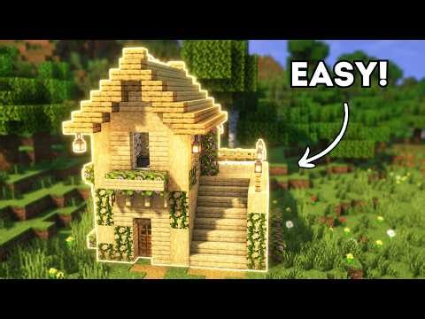 Minecraft Birch House Tutorial ⚒️🏡