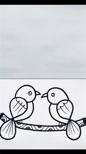 How to Draw Cute Birds Using Number 88