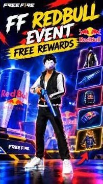 free fire redbull event free rewards # red bull # shorts # free fire # viral
