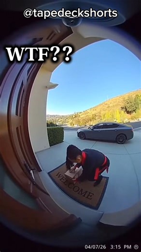 Porch Pirate picks WRONG HOUSE and gets DESTROYED 💥 #PorchPirate #Karma #Shorts