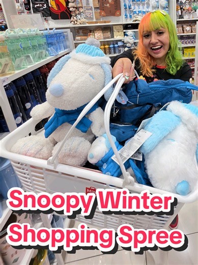 Fam!! Let's head to Miniso to shop for Snoopy Winter things!! YAY!!! ❄️☃️ What character should wr shop for next? 🤔 - #snoopy #snoopydog #snoopychristmas #snoopyfinds #myminisousa