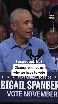 Obama reminds us why we have to vote