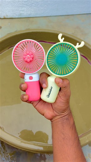 Cleaning portable fan satisfying asmr