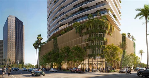 Developer revises plan for 34-story high-rise at 8300 Wilshire Blvd. in Beverly Hills