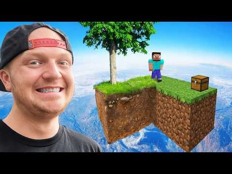 Beating Minecraft Skyblock in Real Life!