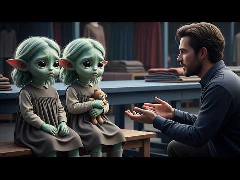 No One Helped the Hungry Alien Girls… Until a Human Saw Their Tears | Humanity First HFY