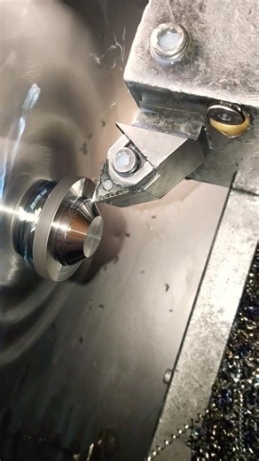 od taper pin turning on Cnc machine | #cnc #cncmachine #shorts