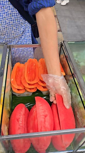 ASMR Watermelon Cutting Street Food | Super Fresh and Delicious