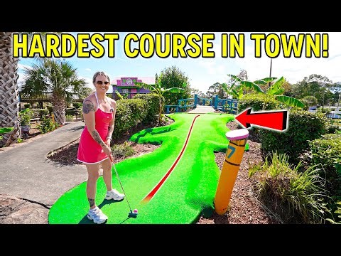 We Played the HARDEST Mini Golf Course in Myrtle Beach!