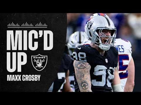 Maxx Crosby Mic’d Up vs. Josh Allen and the Bills