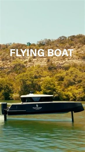 This Electric Boat Literally Flies Above the Water