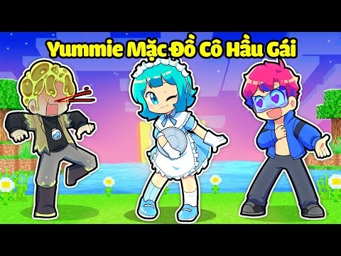 Hiha Suy Vong Team BẤT NGỜ KHI YUMMIE MẶC ĐỒ HẦU GÁI Trong Minecraft 😍🤣