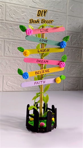 DIY Desk Decor ✨ #shorts