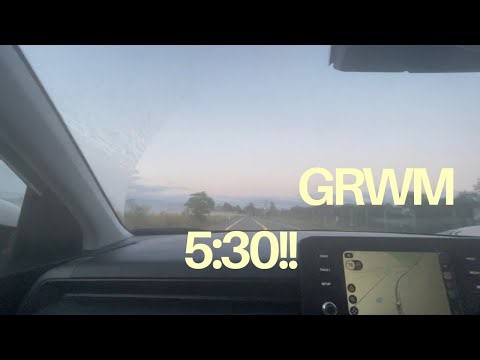 5:30 AM GRWM FOR GYMNASTICS!!!