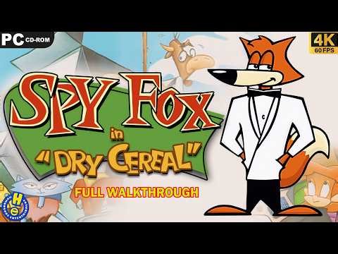 Spy Fox in "Dry Cereal" (1997) [PC] - Full Walkthrough (4k 60fps) - No Commentary