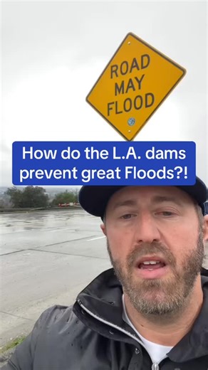 L.A. in a Minute on Instagram: "Los Angeles has had eight great floods since 1861. However, since the massive flood in 1938, damage has been minimized due to our ability to control the L.A. River. . .and that starts with the Sepulveda Dam. Let’s get into it! #lainaminute #losangeles #sepulvedadam #flood"