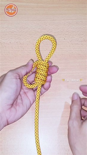 Rope Knot hack 💡 Simple step by step DIY