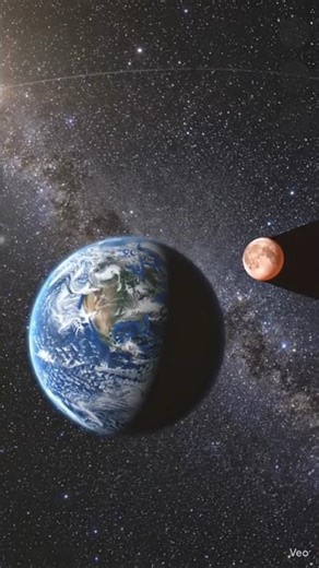 3D Lunar Eclipse Simulation 🌑 | Stunning Space Animation of Moon & Earth Alignment #lunareclispe