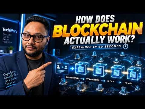 How Does Blockchain Actually Work? 🤔 | Explained in 60 Seconds