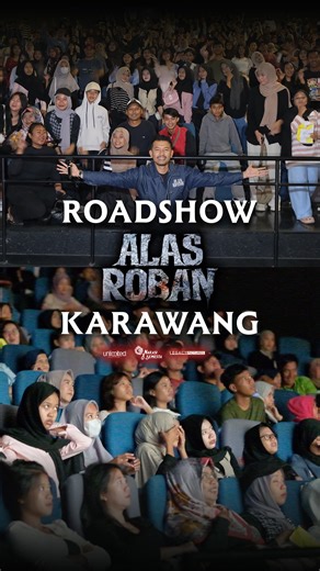 Official Account Film Alas Roban on Instagram: "Karawang jadi saksi teror yang tak bisa dilupakan🌲 Terima kasih atas sambutan hangat dan antusiasme luar biasa untuk Film ALAS ROBAN! Sampai jumpa di bioskop 15 Januari 2026 #alasroban #roadshowalasroban #beranilewatsini"