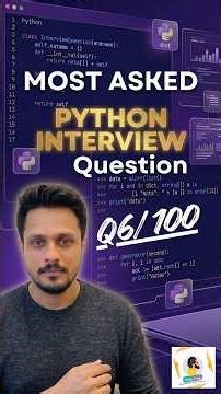 Python Interview Q6: The Odd Number Challenge 💻 #dataanalytics