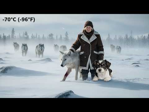 🐺 She Heard a Wolf Crying Outside Her Cabin at 71°C… What She Found Changed Everything