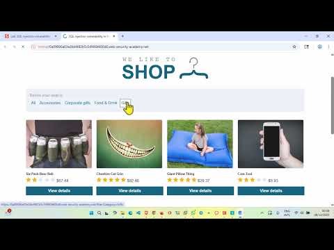 How to Retrieve Hidden Data with SQL Injection — PortSwigger Web PenTest Lab (Step-by-Step)